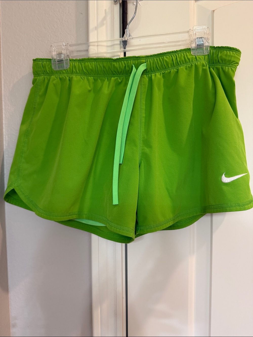 Nike Women's Neon Green Running Shorts